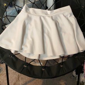 simple white skirt